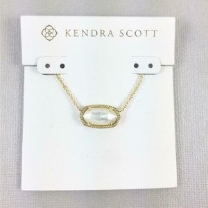 Kendra Scott Ivory Mother-of-Pearl Elisa Necklace